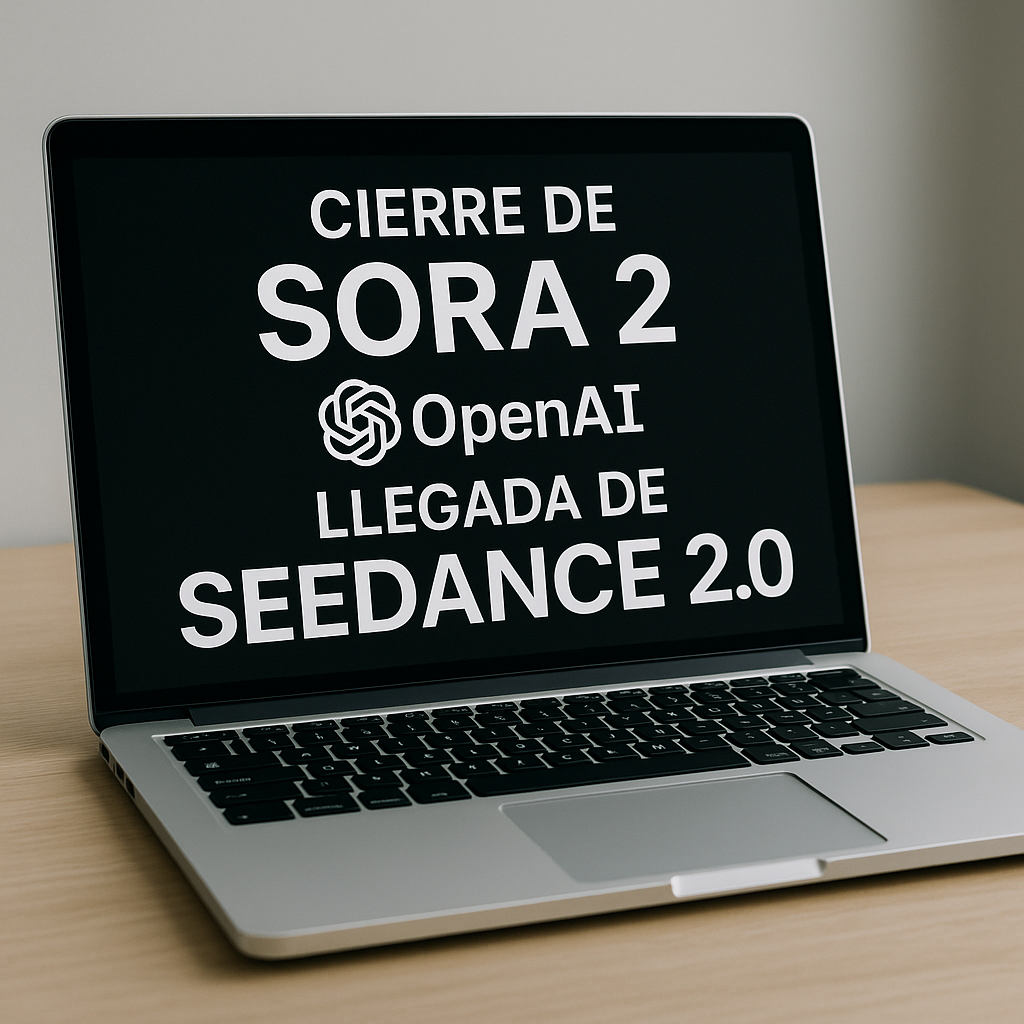 Cierre de Sora 2 de OpenAI y la llegada de Seedance 2.0 en Europa